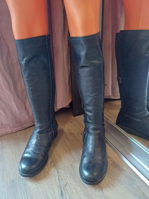 Cizme dama lungi piele naturală.