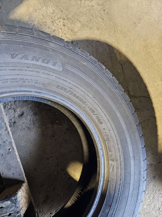 2 anvelope vara 225 75 16C Falken 8.7mm 2020