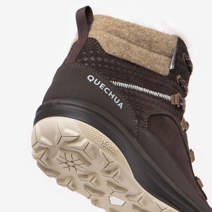 Ghete Piele Iarnă Călduroase Impermeabile - produs resigilat Decathlon