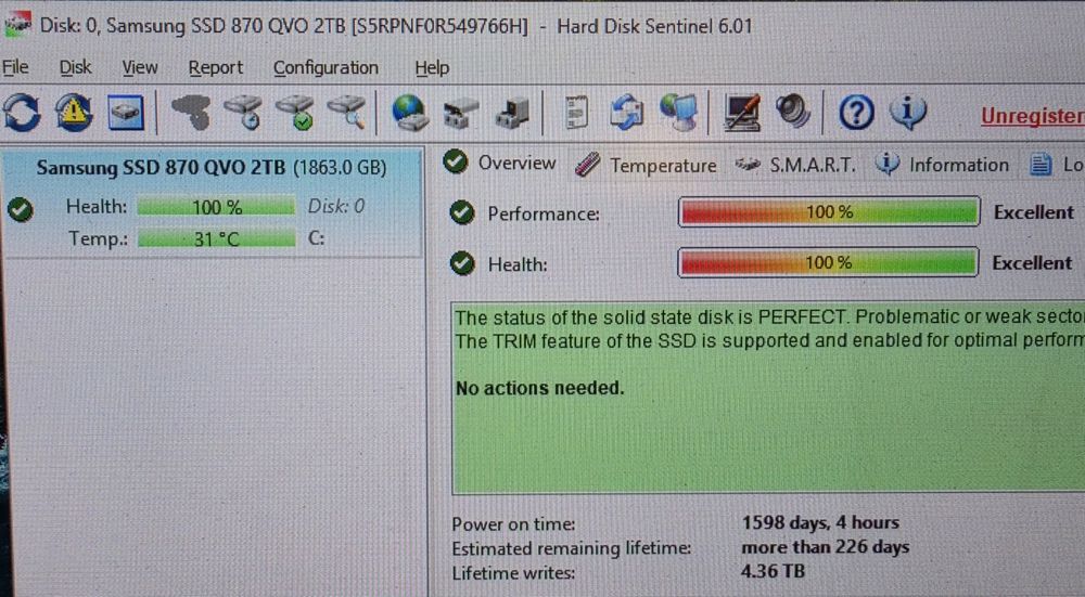 SSD 2TB Samsung 870 QVO