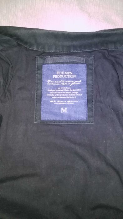 Geaca blugi FOX Marime M stare foarte buna + Tricou 100%Bumbac Verde