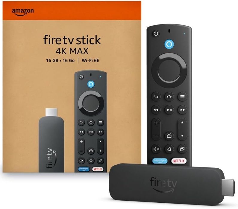 Amazon Fire Stick TV 4K MAX Wifi 6e - ultima versiunea