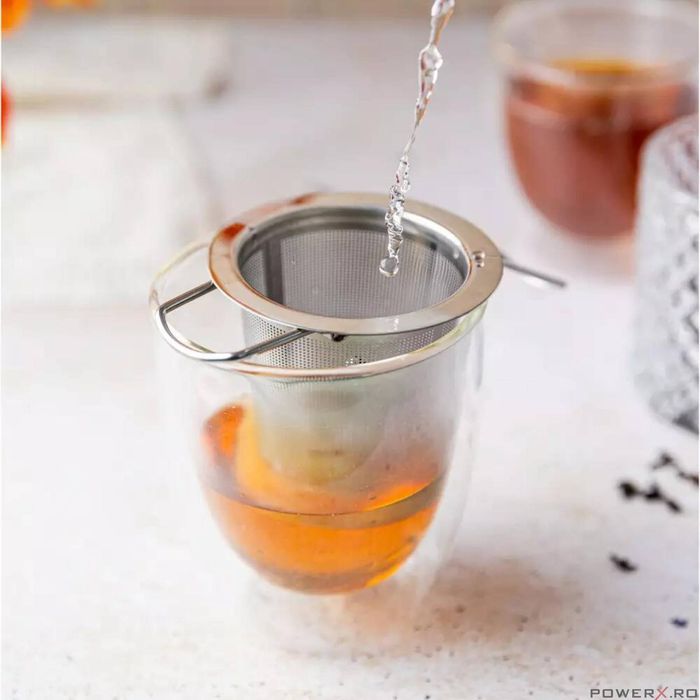 Infuzor ceai, filtru, din inox 7,4 cm, Kinghoff