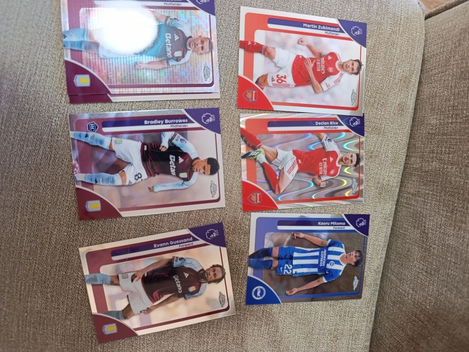 Футболни карти TOPPS Chrome