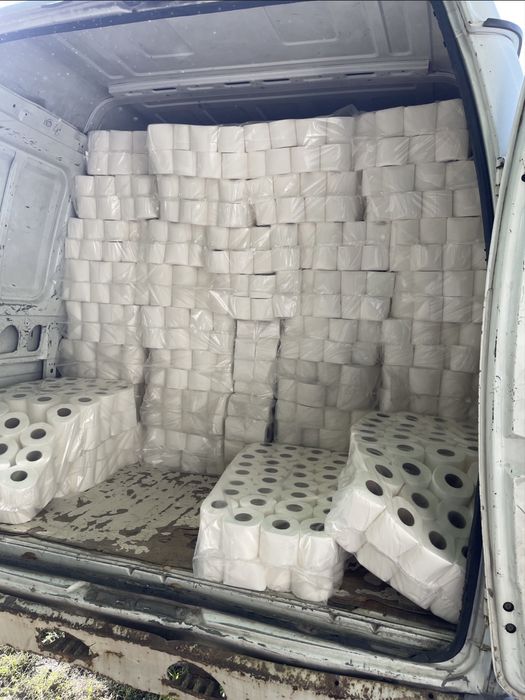 Бумажные полотенца 32 рулона | Белые | Плотные