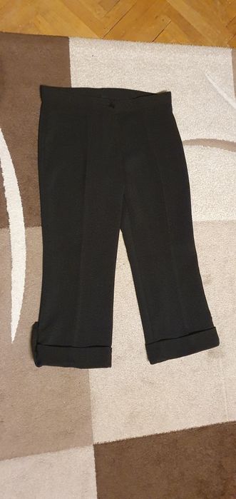 Pantaloni din stofa pentru iarna gri inchis