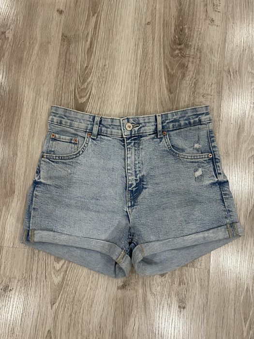 Къси дънкови панталони BERSHKA