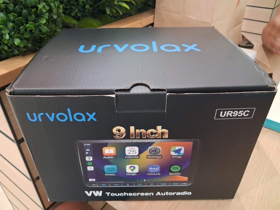 URVOLAX UR95C 9” Touchscreen – Apple CarPlay / Android Auto – VW