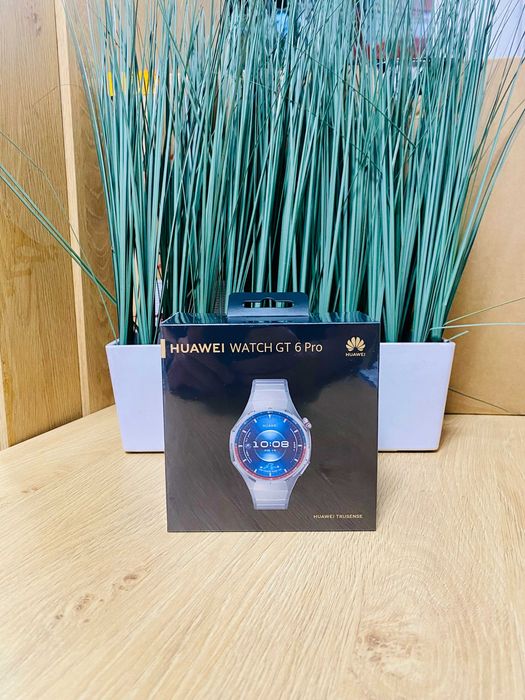 ЧИСТО НОВ !!! НЕРАЗПЕЧАТАН !!! Huawei Watch GT 6 Pro, 46MM, Titanium Alloy Case, Titanium Strap