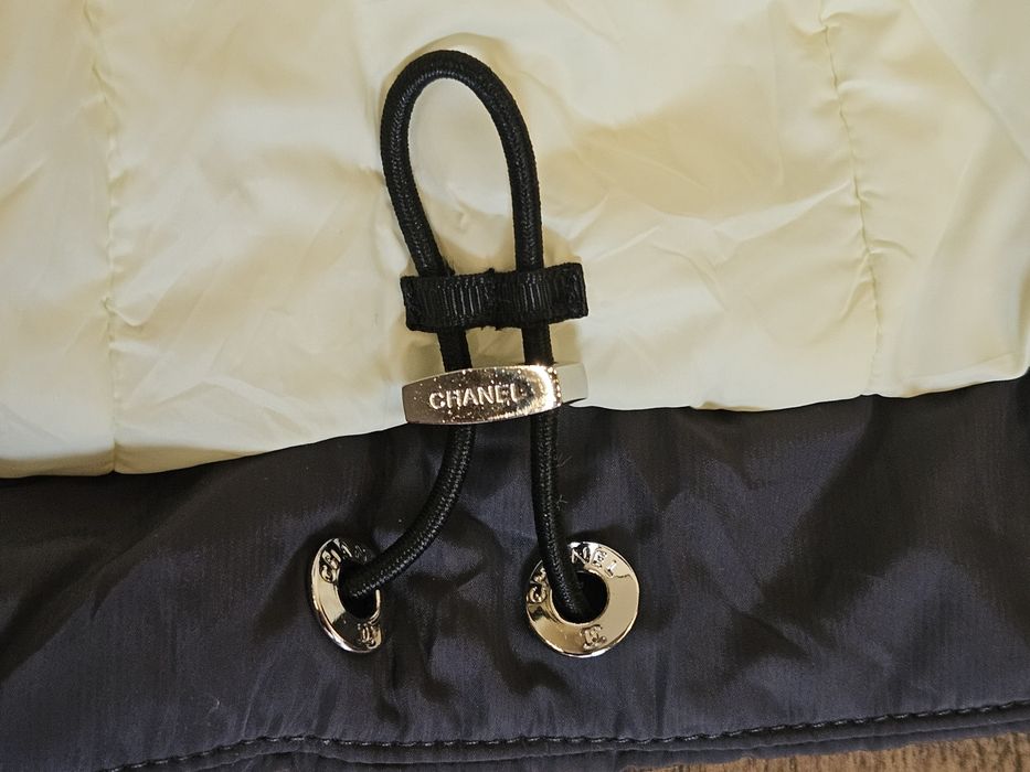 Chanel пухено яке бомбър размер 40 автентично