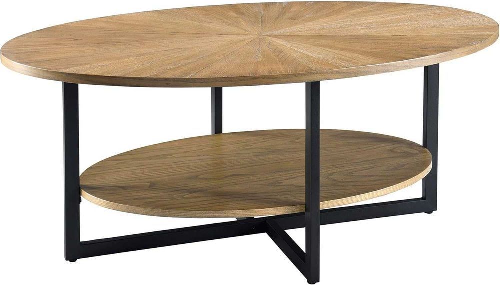 Masa ovala, 110 x 66 x 45.5 cm, dublu blat, lemn masiv, maro