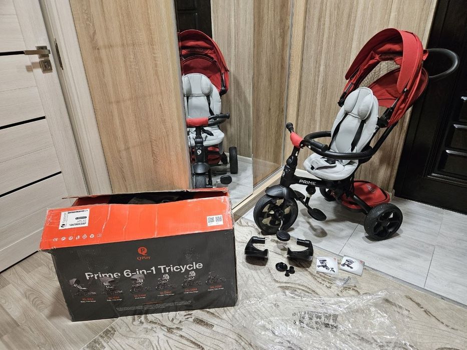 Qplay Prime 6 в 1 Tricycle детский велосипед!