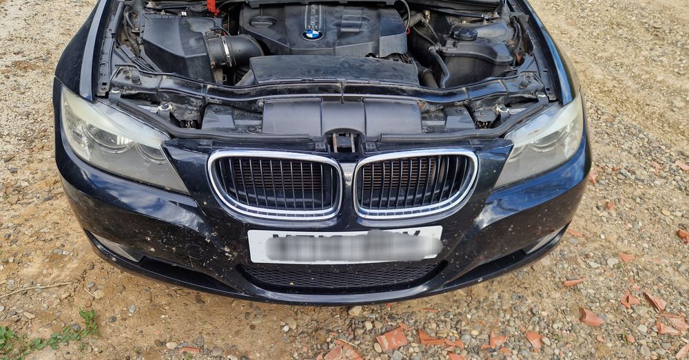 Dezmembrez bmw seria 3 318d 320d n47 facelift lci motor kit injecție cutie dpf jante r17 interior piele punte grup cardan triple led capota bara piese