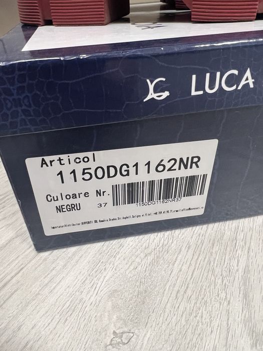 Bocanci din piele nabuc Luca Di Gioia