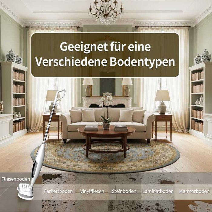 Парочистачка TORDER 2-in-1 Steam Cleaner Mop ,Гаранция