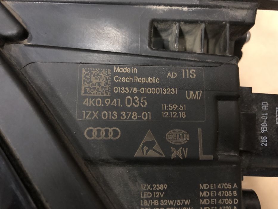 Far stanga Audi A6 C8 cod 4K0941035