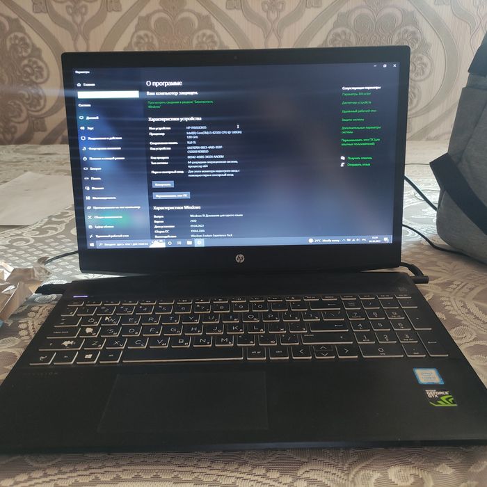 Игровой ноутбук HP pavilion gaming 15