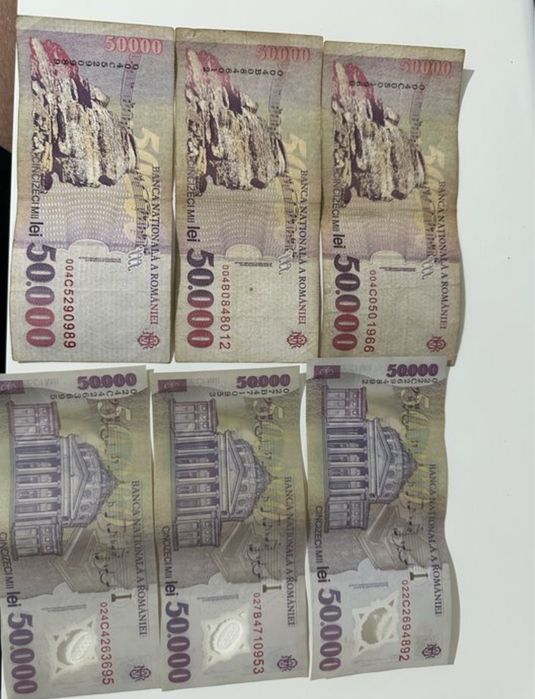Bancnote 50000 lei