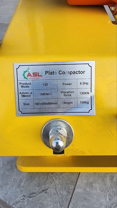 Vibroplita ASL C120 6.5Hp, 130KN Professional Zichlagich