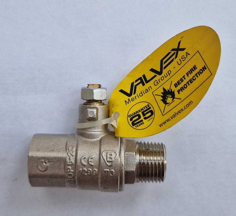 Robinet sferic pentru gaz Valvex Orion (ﬁlet interior-exterior)