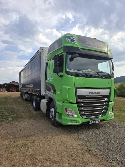 Daf xf 440 euro 6  600.000km și semiremorca 2019