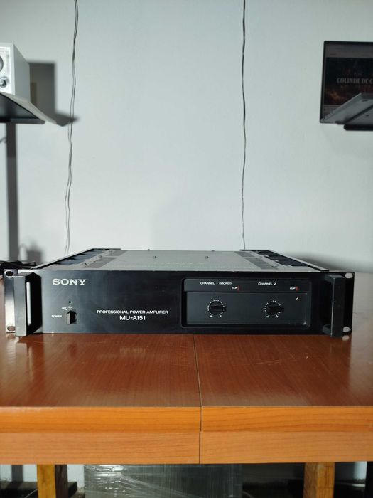 Power Amplifer SONY model: MU-A151, Made in Japan! Functional 100%!!