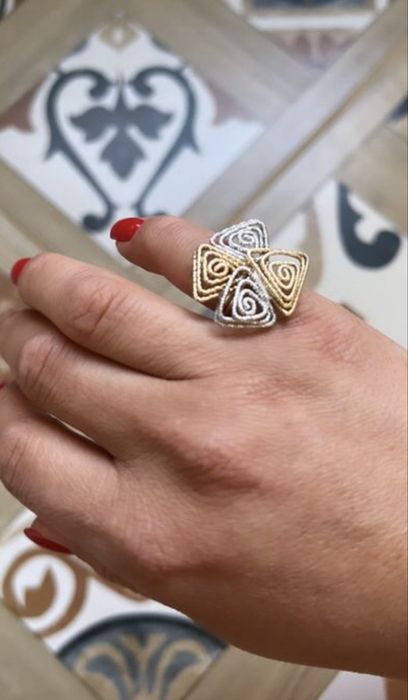 Кольцо золотое 585