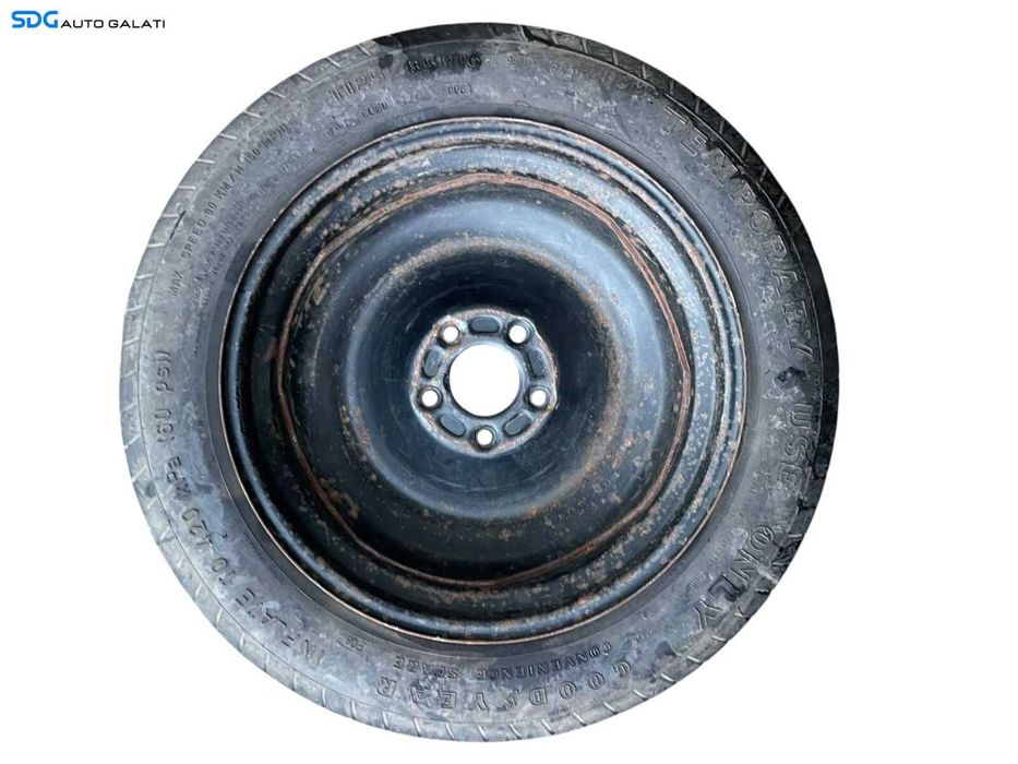 Janta Roata Rezerva Slim Tabla T 125 85 16 R16 Ford Focus 3 2010 - 2018 Cod 1S71-MH 1S71MH [B2930]