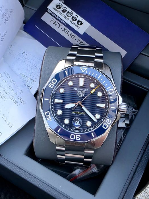 Tag Heuer Aquaracer Calibre 5 automatic Professional 300, 43mm, full box, revizie