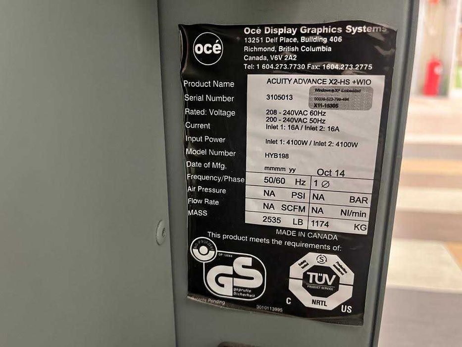 Fuji Acuity Advance X2-HS + WIO – Високоскоростен UV Принтер