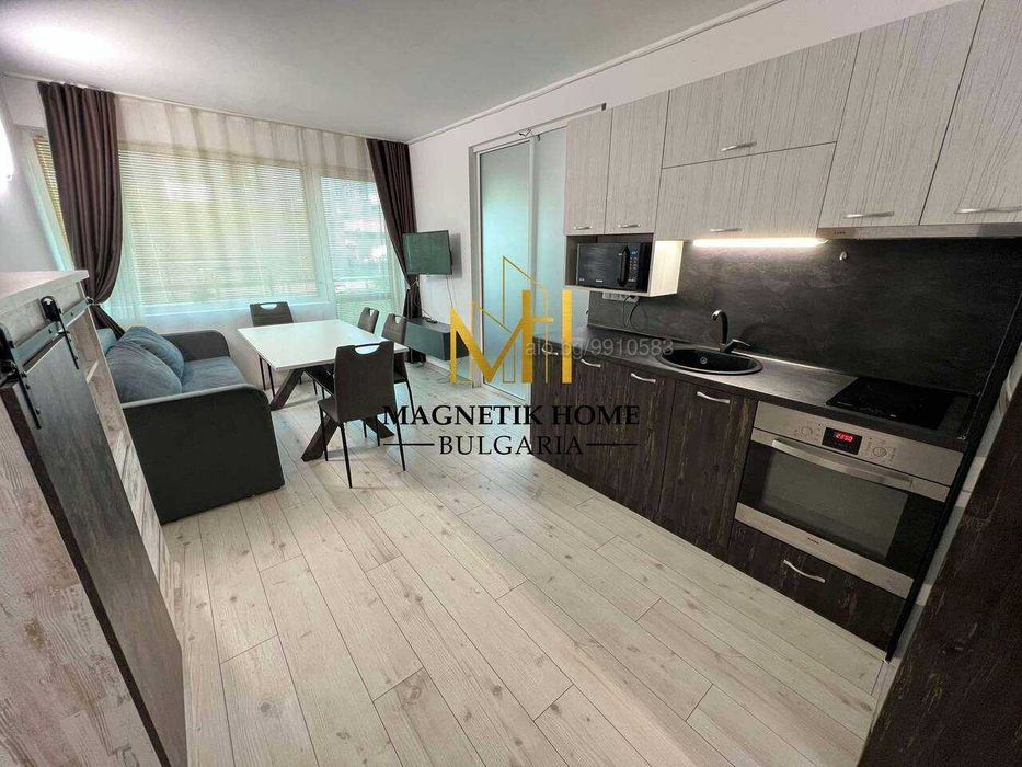 Прелестен двустаен апартамент в затворен комплекс в ж.к. Сарафово