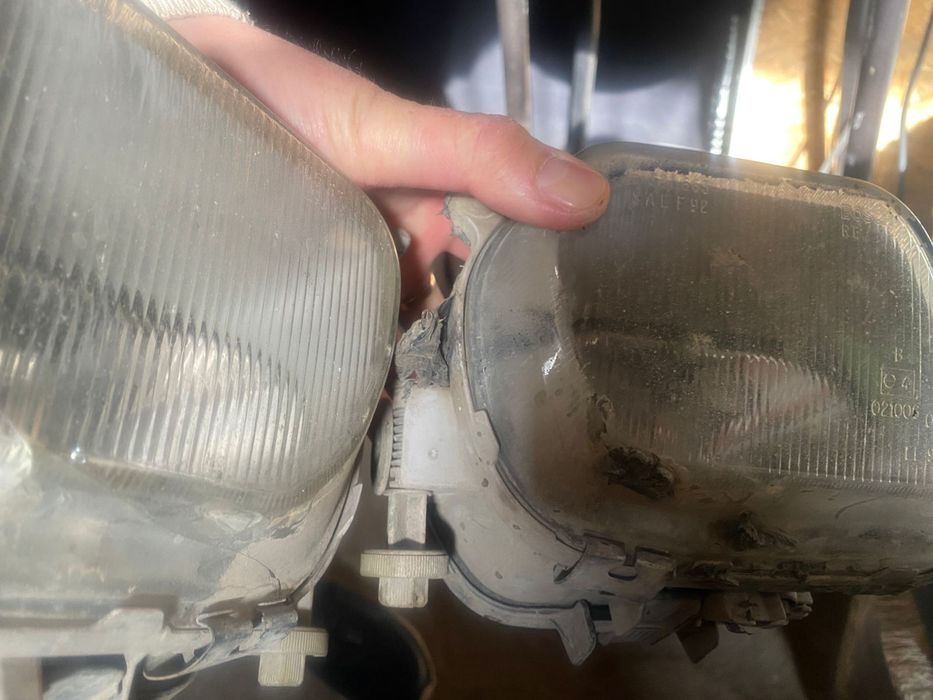 Противотуманки на мерс 210