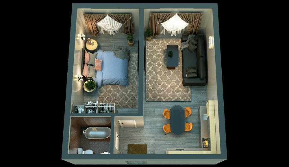 HIGH TOWN CITY, 1 xonali uy