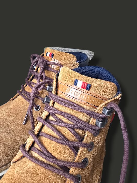 Мъжки боти Tommy Hilfiger – естествен велур, оригинални