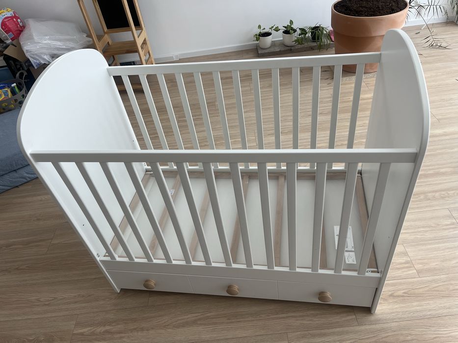 Pat bebe Gonatt IKEA cu saltea inclusa