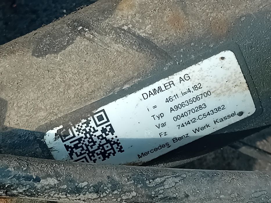 Punte Spate Mercedes-Benz Sprinter 3,5-T Box 906 2006 -> 2.1 311 Cdi Om 646.985
