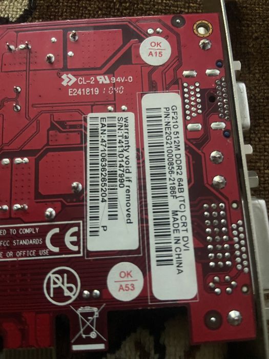 NVIDIA GeForce 210 рабочая