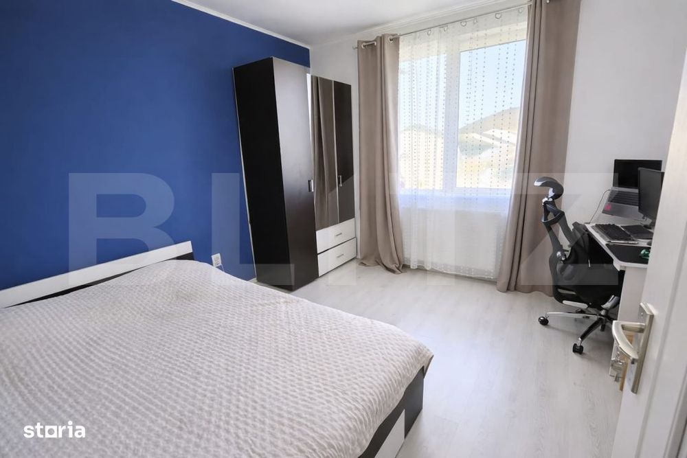 Apartament modern cu 3 camere, 59mp, balcon, parcare, Teilor