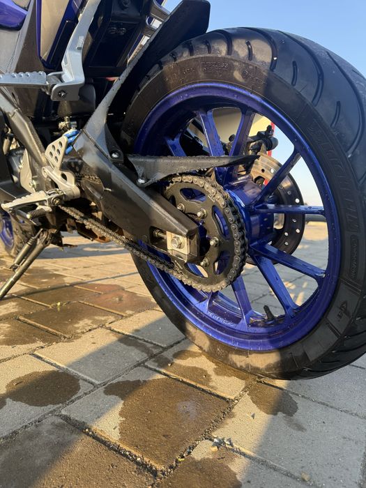 Yamaha YZF R125 2018 streetfighter unic în România, ABS față/spate, full custom