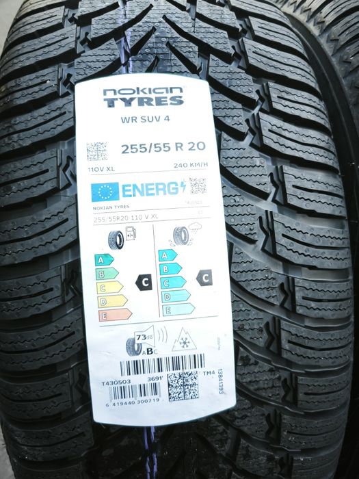 255/55/20" 4бр Nokian WR SUV 4,dot3021