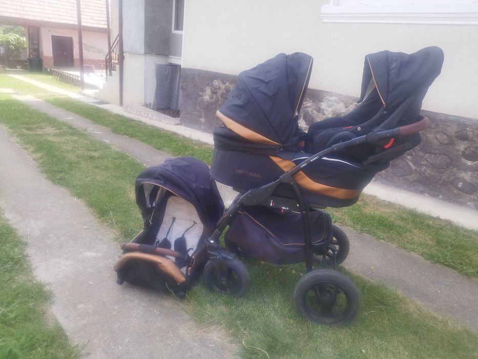 Cărucior 3/1  Optima Dark Blake Gold