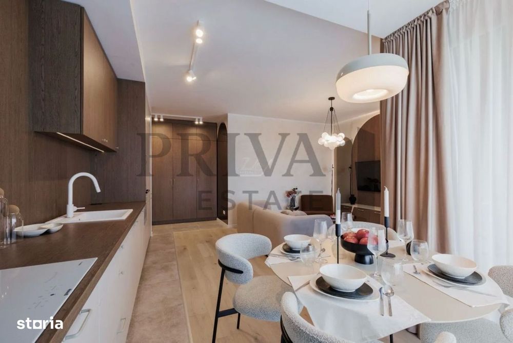 Apartament lux 2 camere, 52 mp, etaj 10, parcare, Nord One Brediceanu