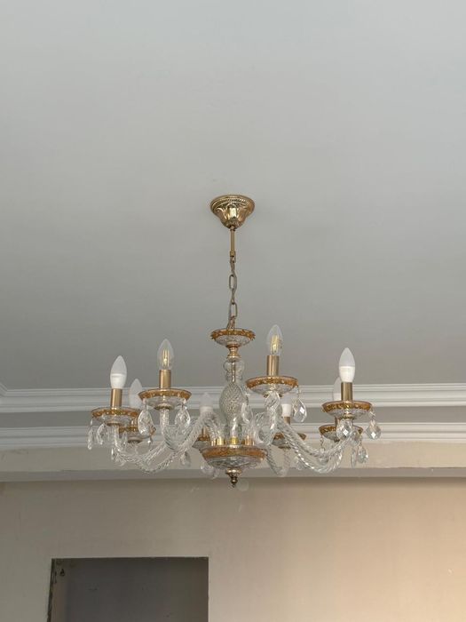 Люстры б/у можно штучно