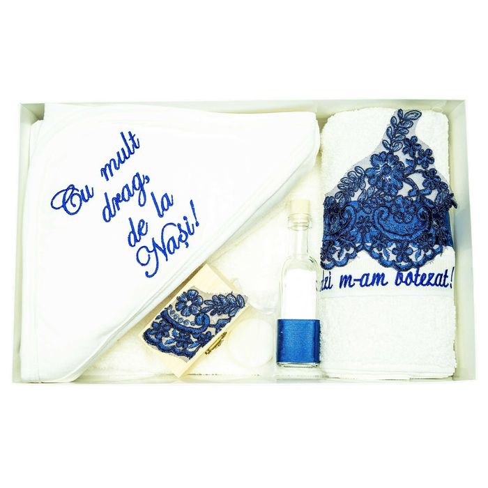 Trusou botez bebe | Trusou botez la cutie | Trusou botez 7 piese