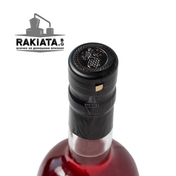 Стъклени бутилки 750 мл. за вино и ракия., 12 броя + кашон + тапи