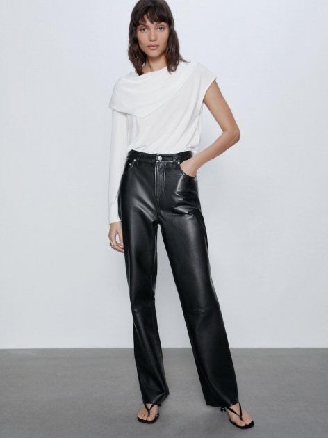 Bluza asimetrica pe un umar Zara S noua cu eticheta