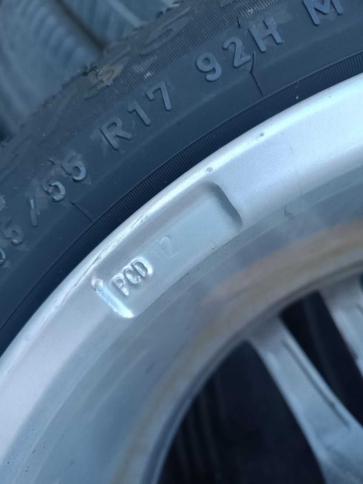 Jante Roti Bmw Seria 2 Cauciucuri Iarna 195 55 17 5x112