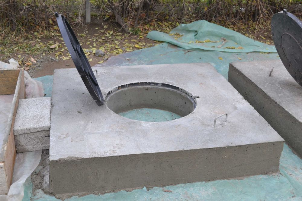 Capac din beton armat, placa de acoperire camine beton