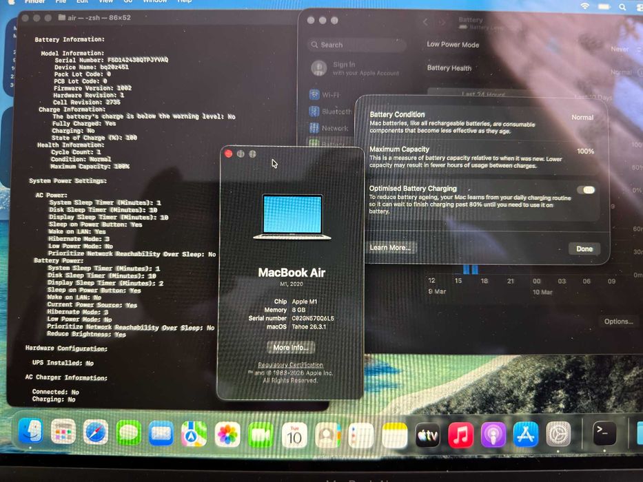 Laptop Apple MacBook Air 13-inch, procesor Apple M1 , 8GB, 512GB