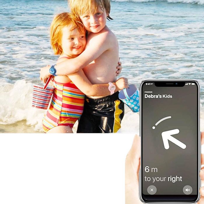 Tech-Protect For Kids–2 бр.цветни силиконови каишки Apple AirTag